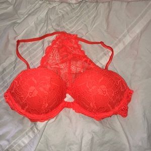 Neon Orange PINK bralette